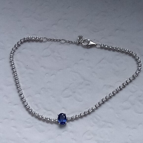 Authentic PANDORA 925 Italy Sparkling Pave Tennis Bracelet 590039C01- - Picture 1 of 5